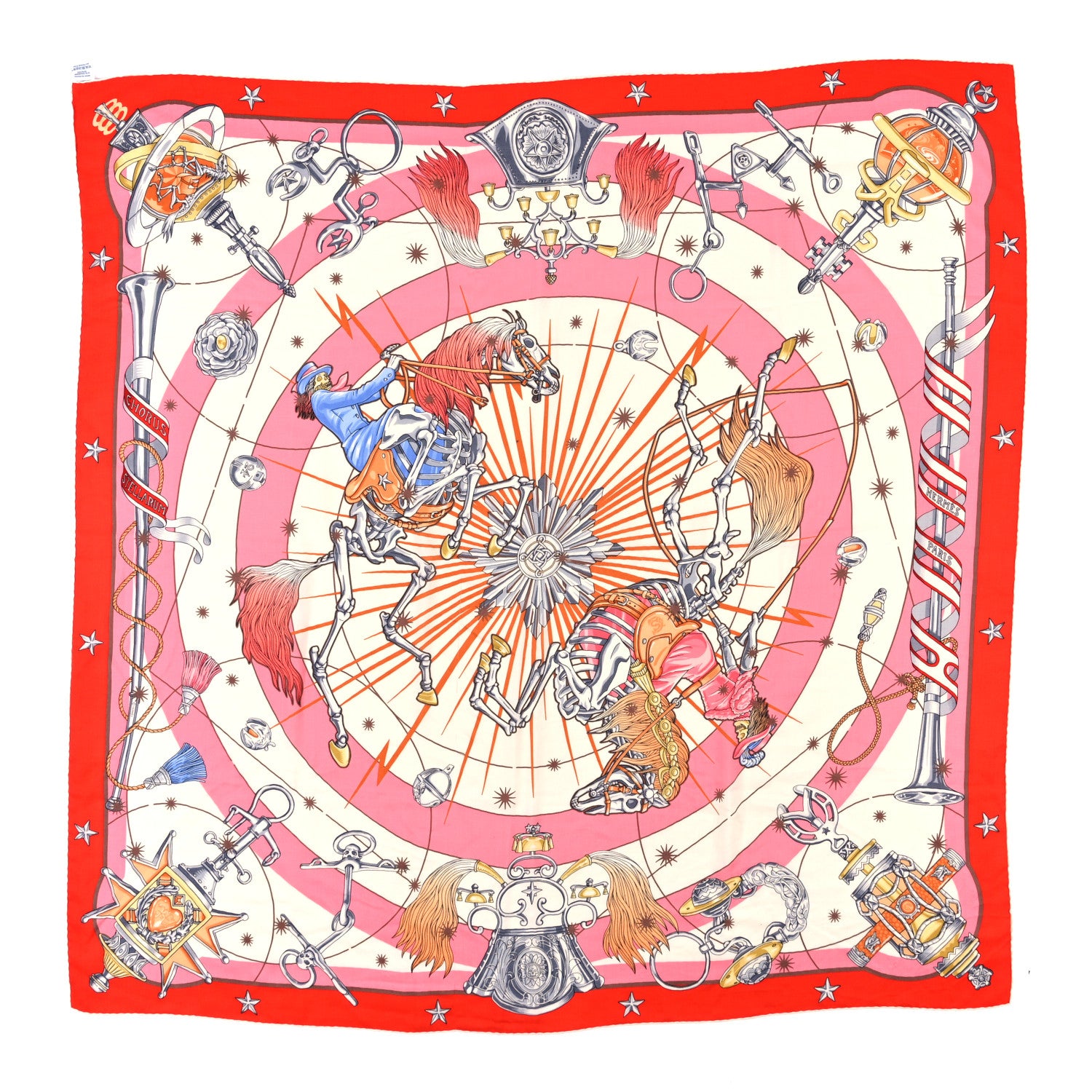 Hermes Cashmere Silk Chorus Stellarum Shawl 140 1 of 4