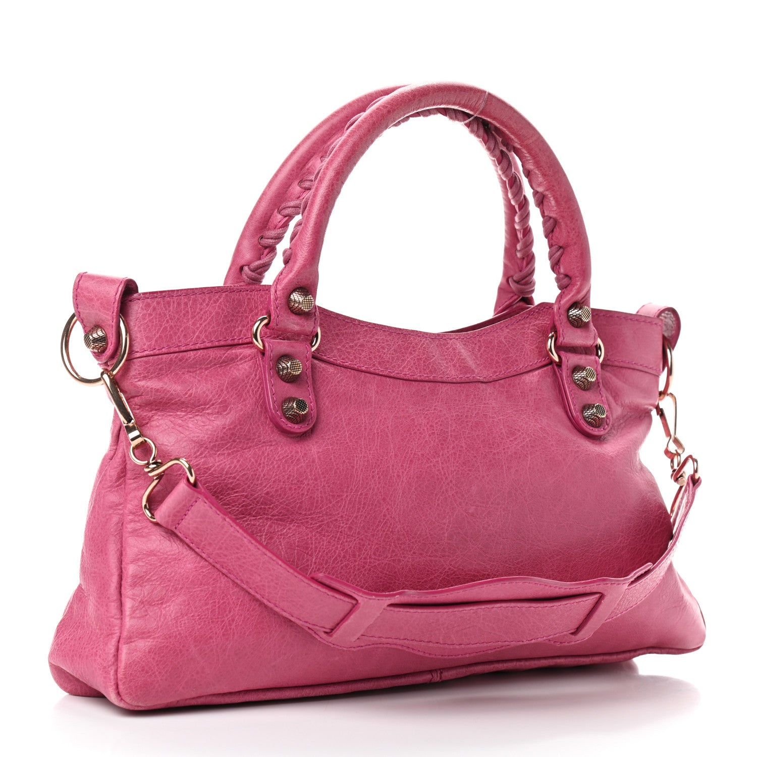 Balenciaga Agneau Giant 12 Rose Gold Hardware First Cyclamen Fucsia 3 of 11