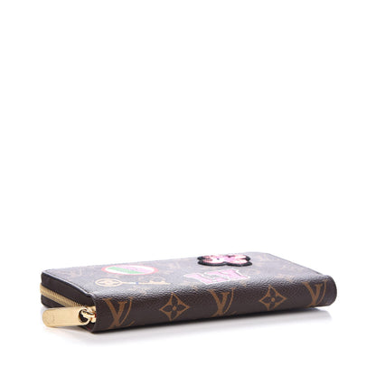 Louis Vuitton Monogram Travel Stickers Zippy Wallet 4 of 7