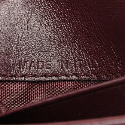 Christian Dior Oblique Saddle Card Holder Bordeaux 7 of 8