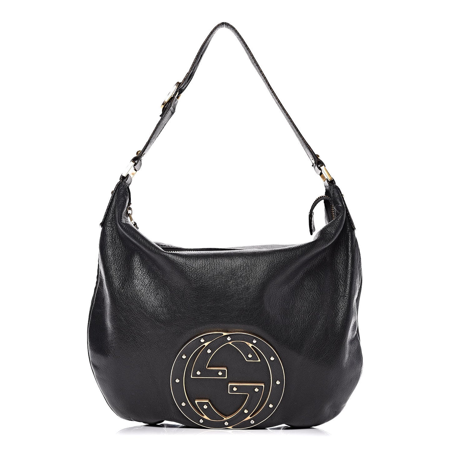 Calfskin Small Blondie Hobo Black