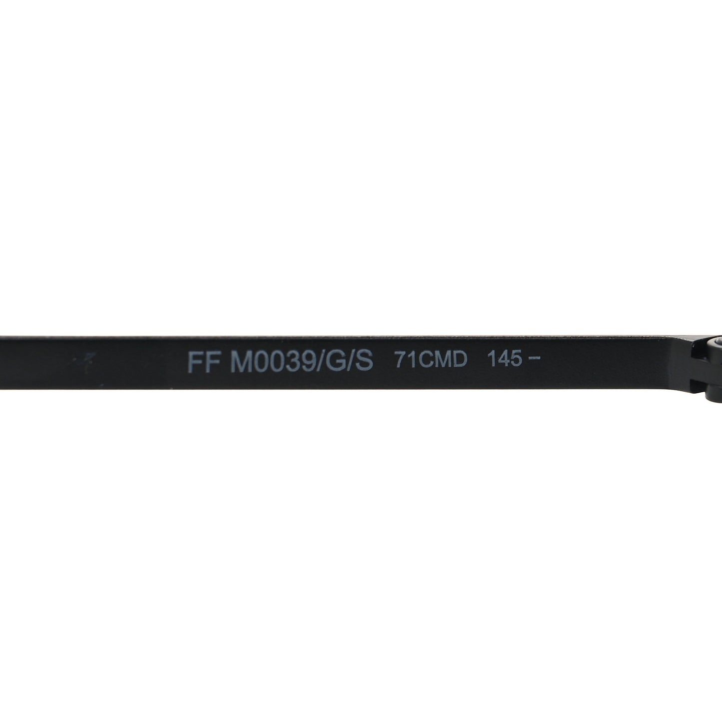 Rubber FF Fabulous Shield Sunglasses FF M0039/G/S Black Yellow