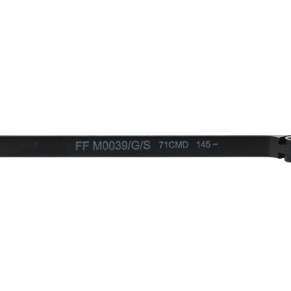 Fendi Rubber FF Fabulous Shield Sunglasses FF M0039/G/S Black Yellow 6 of 7