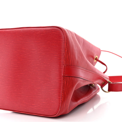 Louis Vuitton Epi Petit Noe Castillan Red 9 of 13