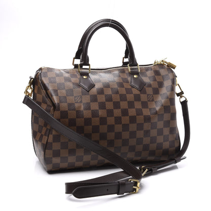 Louis Vuitton Damier Ebene Speedy Bandouliere 30 2 of 13