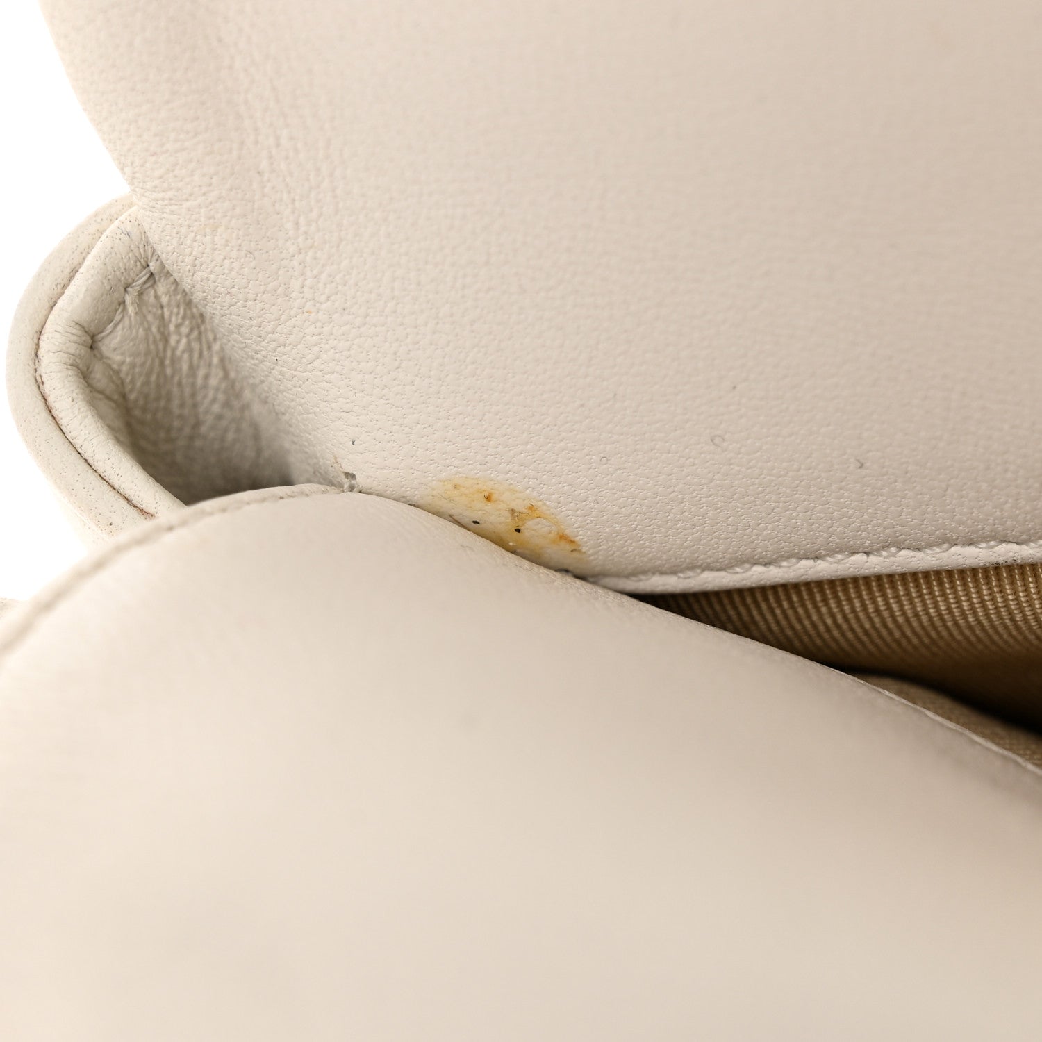 Chanel Lambskin A Real Catch Flap Bag White 20 of 32