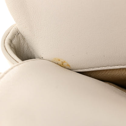 Chanel Lambskin A Real Catch Flap Bag White 20 of 32