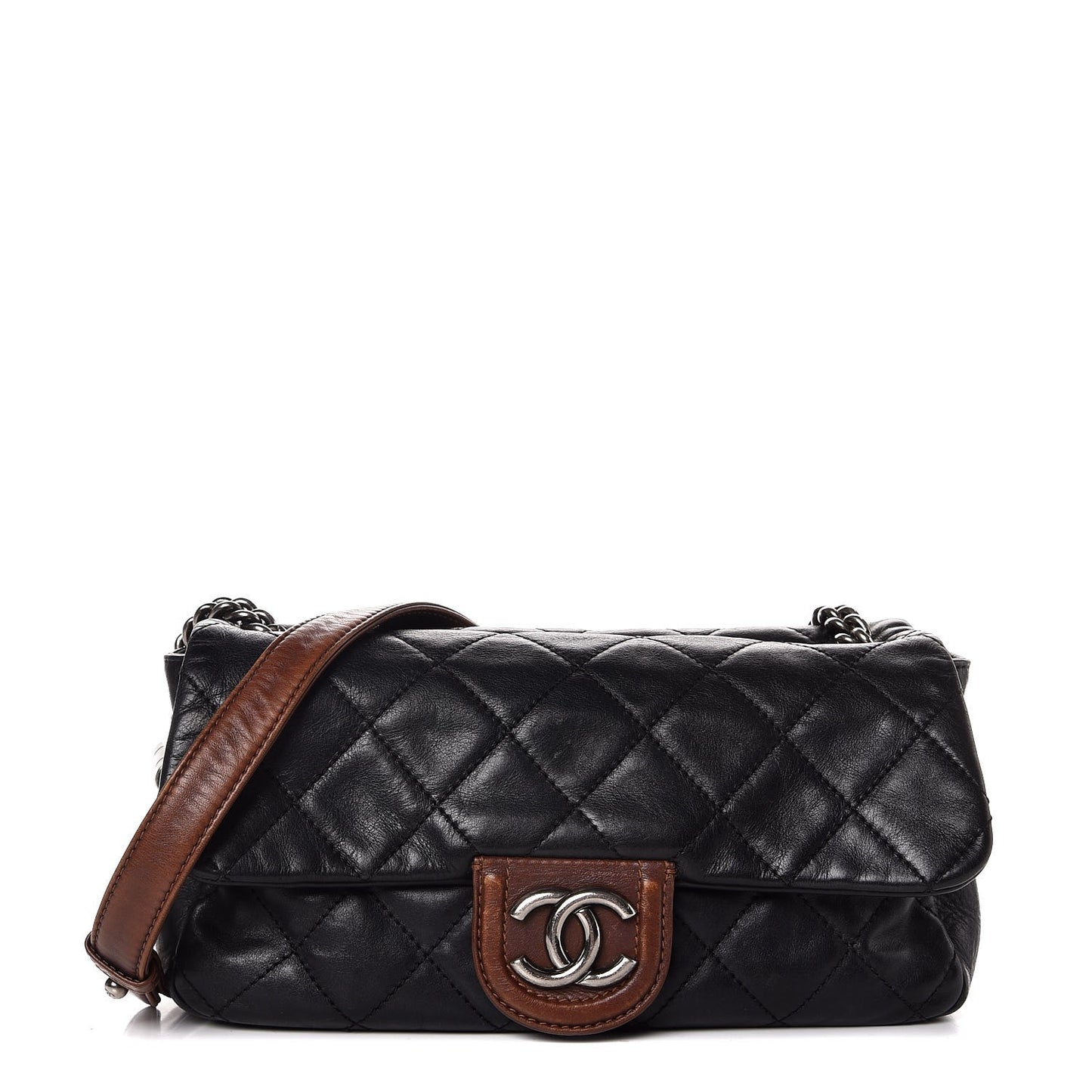 Calfskin Country Chic Flap Black