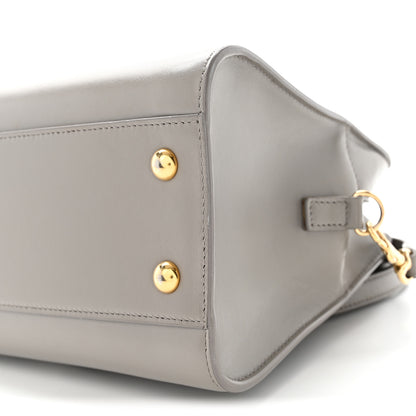 Saint Laurent Calfskin Monogram Baby Cabas Fog 10 of 11