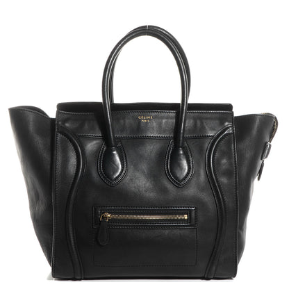 Celine Smooth Calfskin Mini Luggage Black 1 of 9