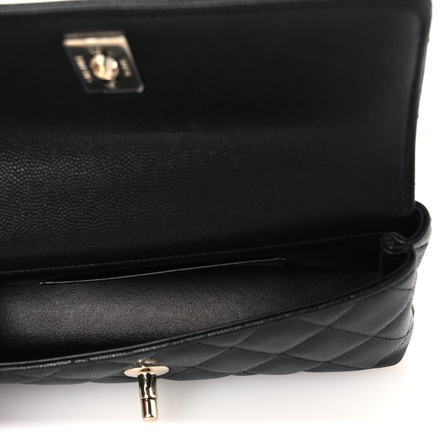 Chanel Caviar Quilted Maxi East West Coco Handle Flap Black 5 of 13