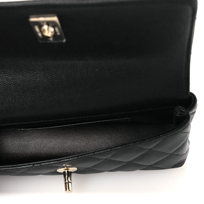 Chanel Caviar Quilted Maxi East West Coco Handle Flap Black 5 of 13