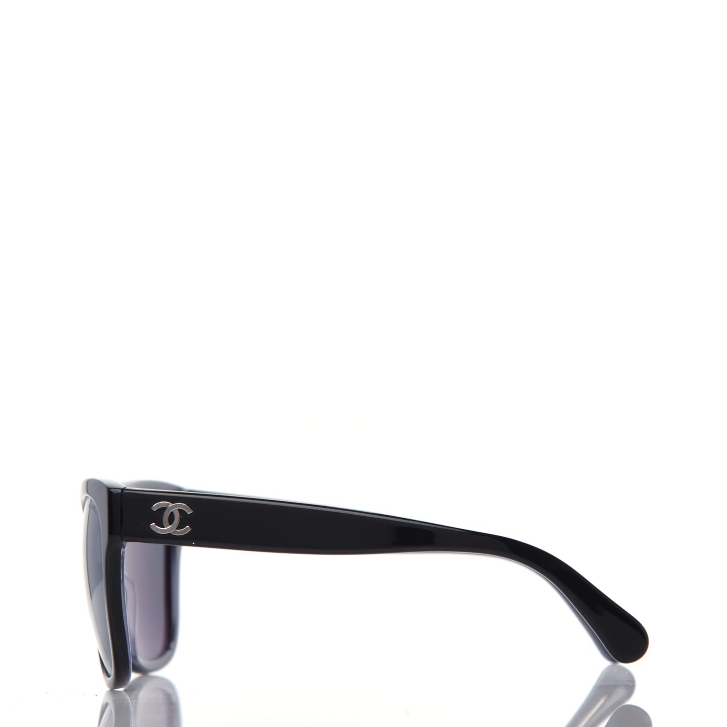 Acetate Square CC Sunglasses 5380 Black