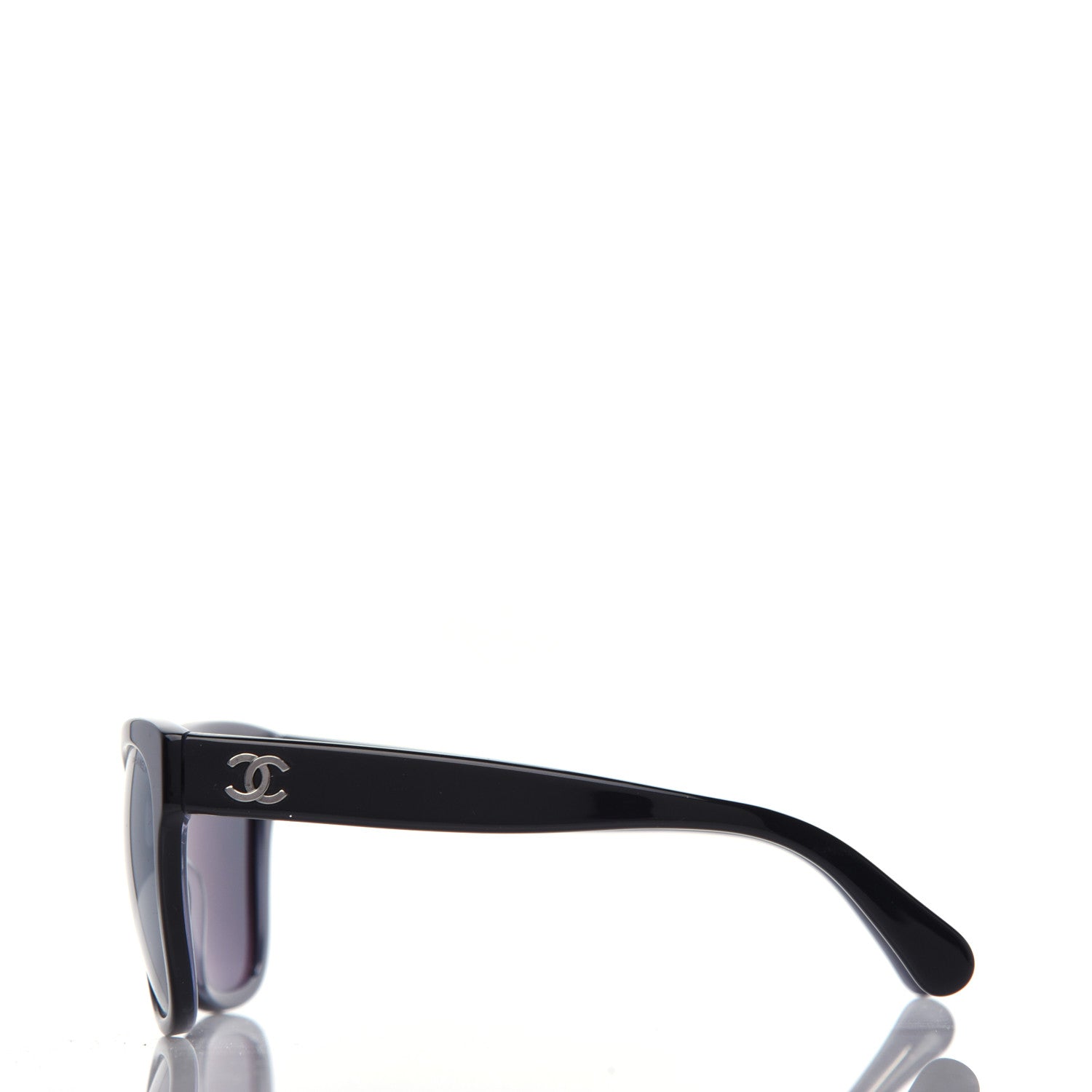 Chanel Acetate Square CC Sunglasses 5380 Black 3 of 7
