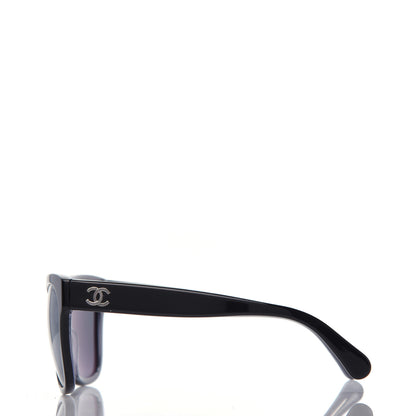 Chanel Acetate Square CC Sunglasses 5380 Black 3 of 7
