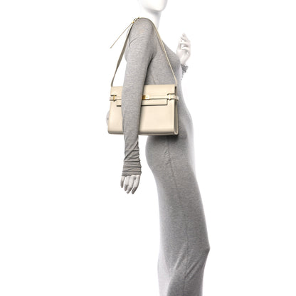 Saint Laurent Smooth Calfskin Manhattan Shoulder Bag Crema Soft 2 of 16