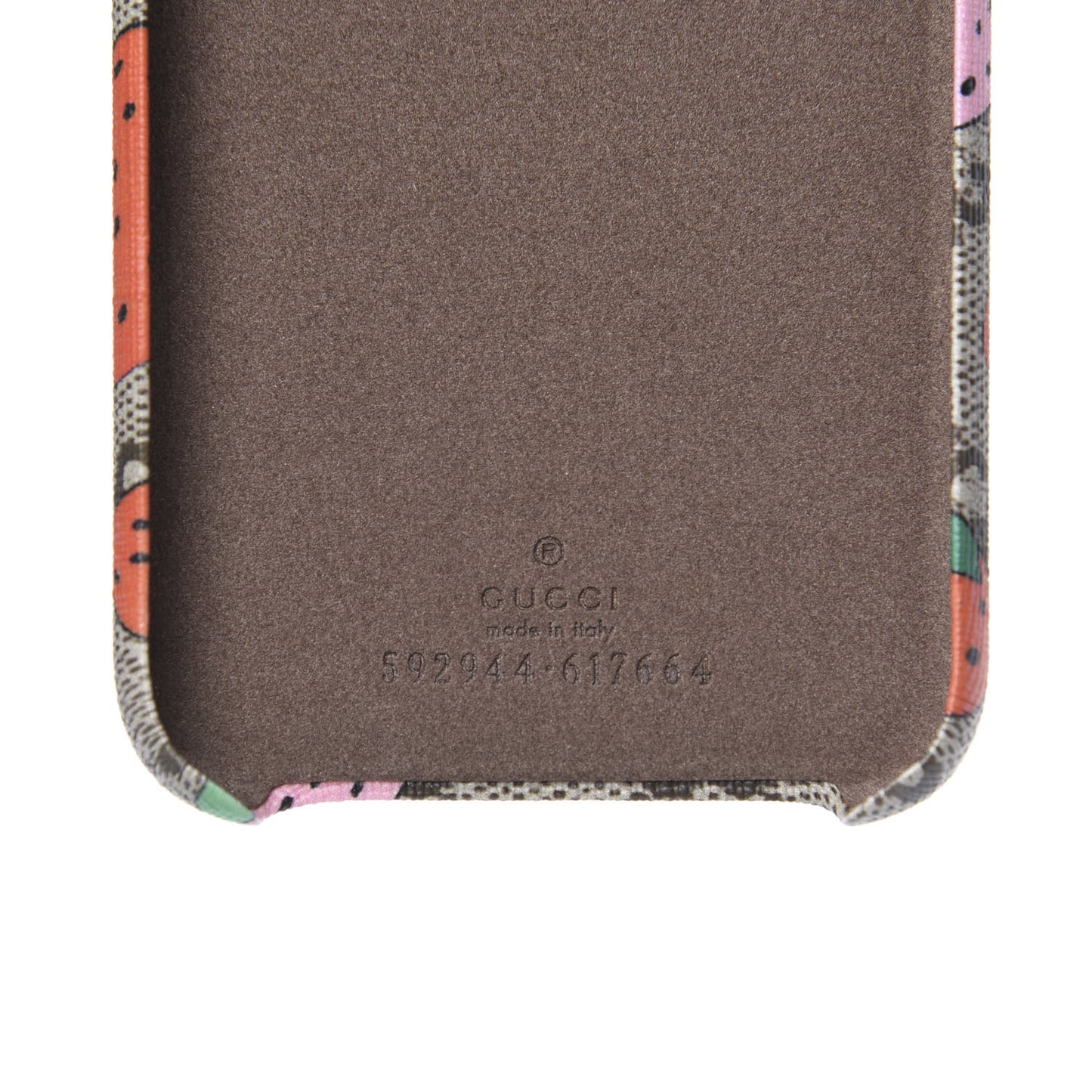 GG Supreme Monogram Strawberry iPhone XR Case