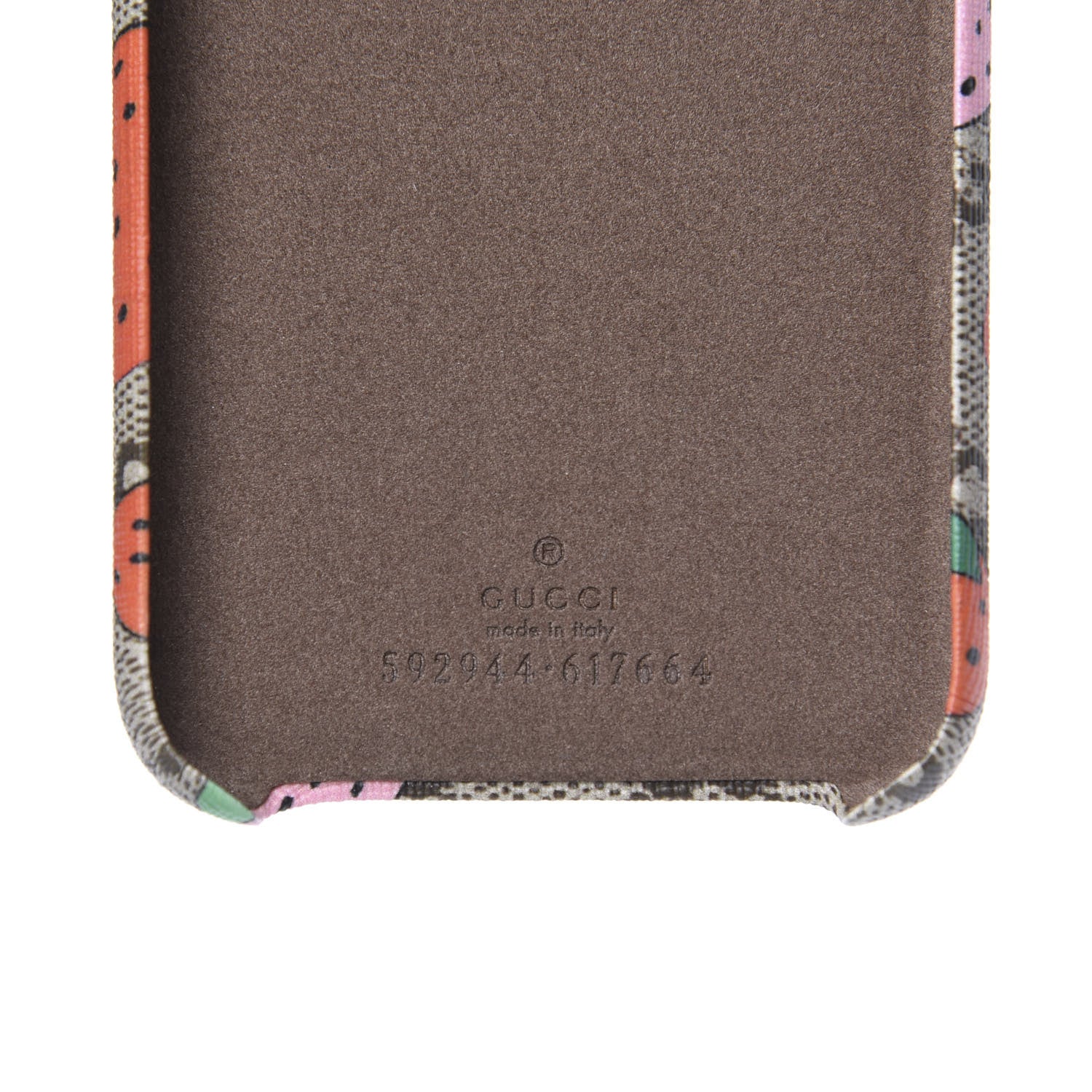 Gucci GG Supreme Monogram Strawberry iPhone XR Case 4 of 5