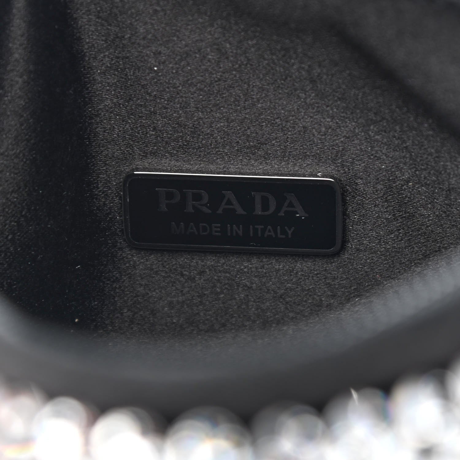 Prada Satin Crystal Mini Re-Edition 2000 Bag Cristal 6 of 9