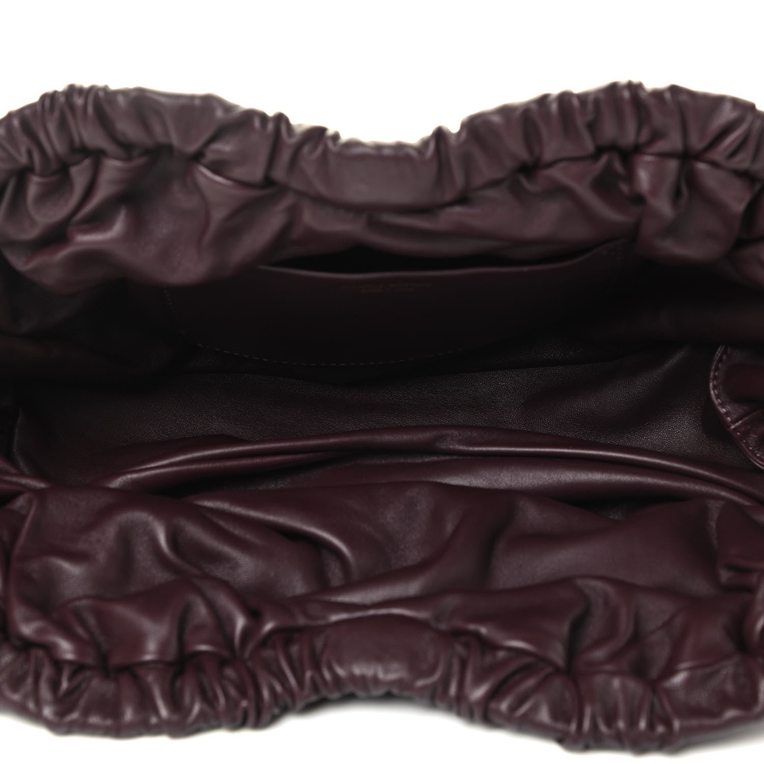 Mansur Gavriel Lambskin Cloud Clutch Cbernet 4 of 4