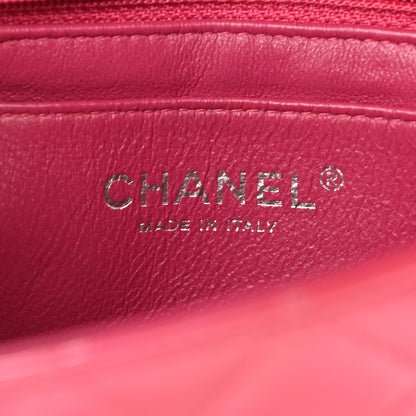Chanel Patent Quilted Mini Rectangular Flap Fuchsia 6 of 11
