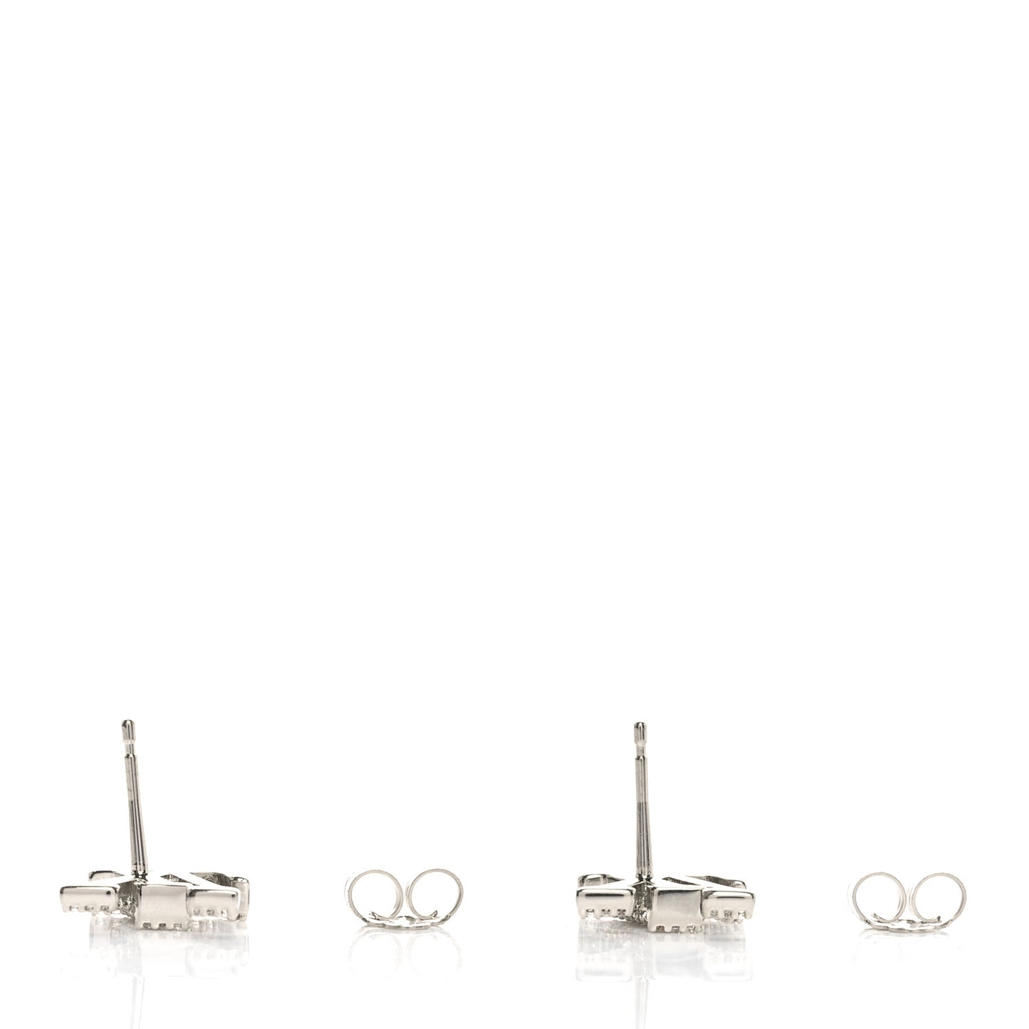 Crystal LV Iconic Earrings Silver