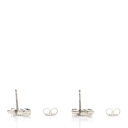 Louis Vuitton Crystal LV Iconic Earrings Silver 3 of 4