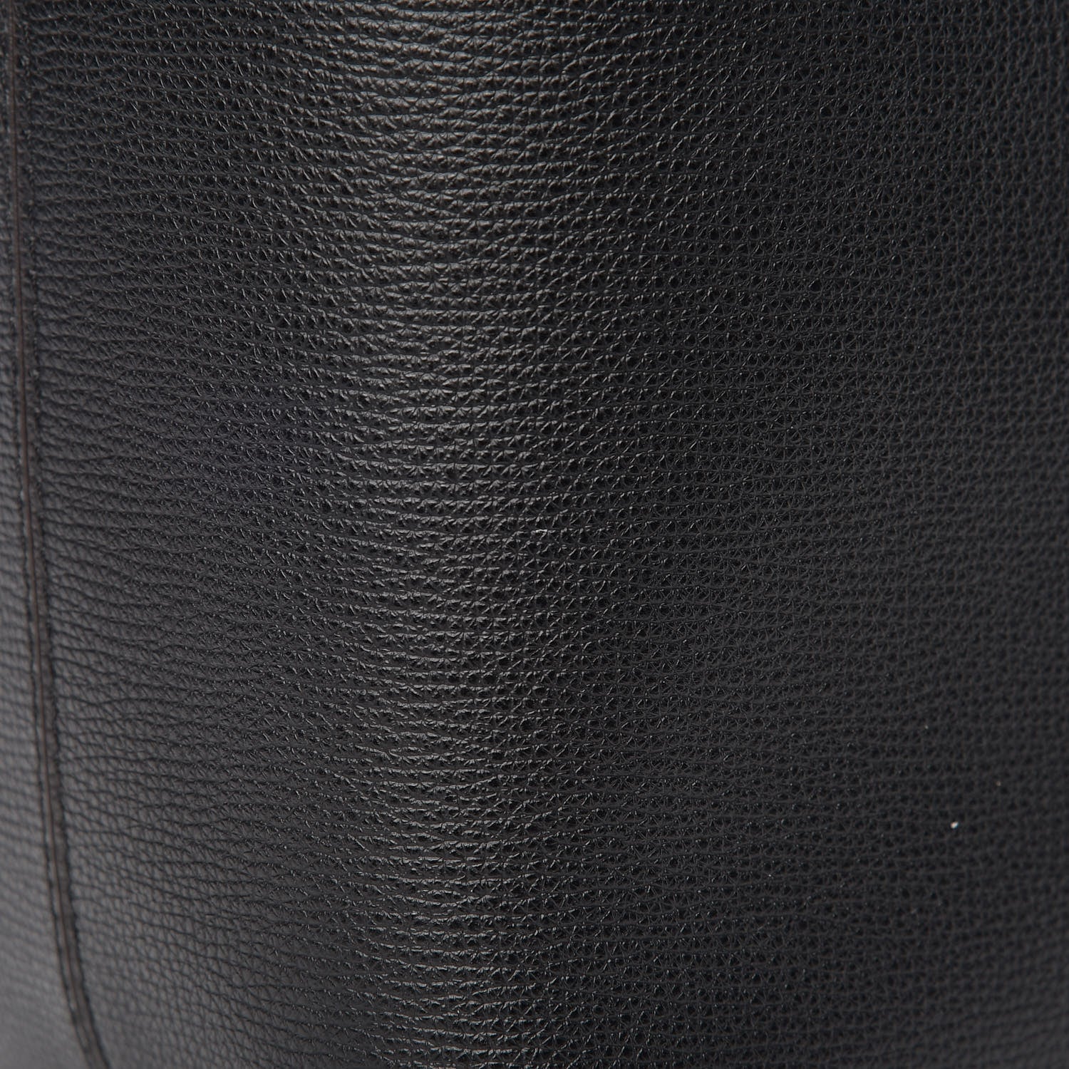 Burberry Grainy Calfskin Haymarket Check Medium Reversible Tote Black 17 of 19