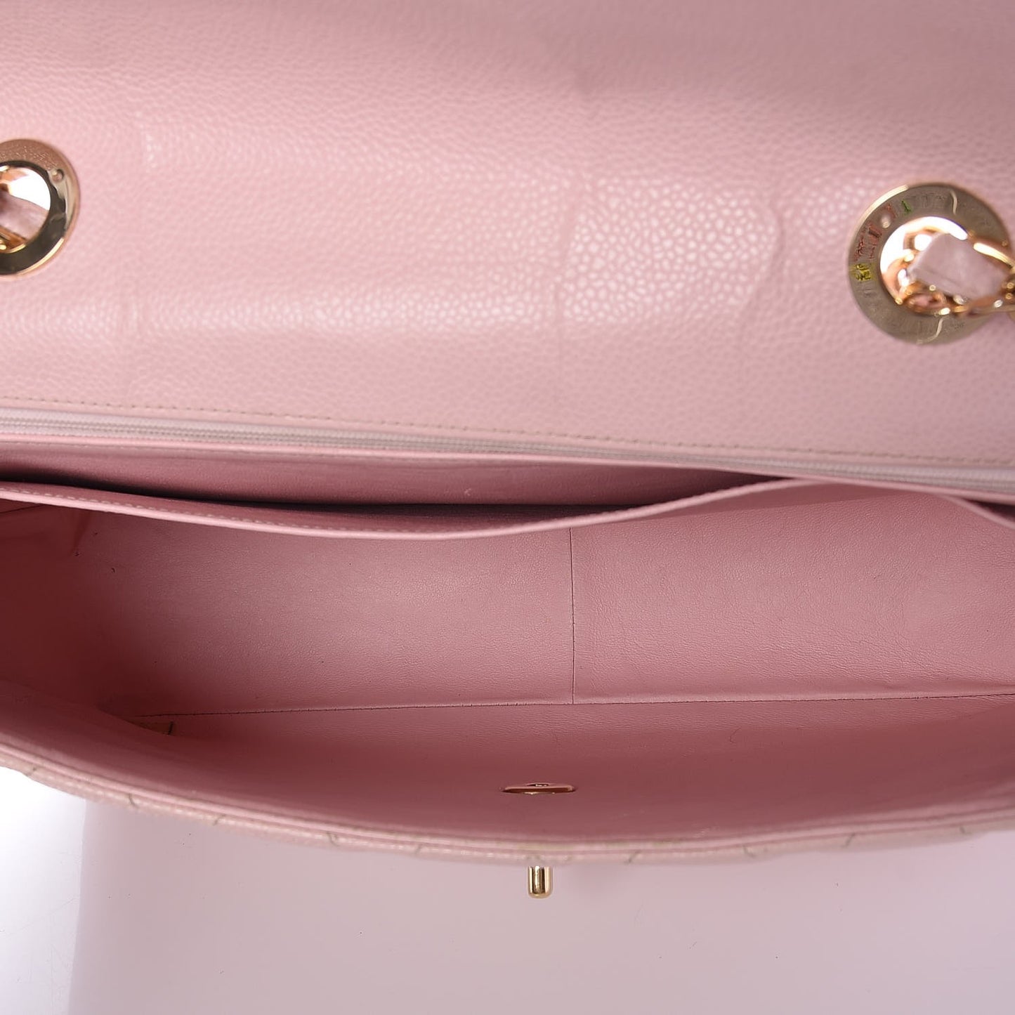 Caviar Jumbo Single Flap Pink