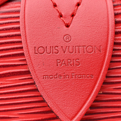 Louis Vuitton Epi Speedy 25 Castillan Red 7 of 11