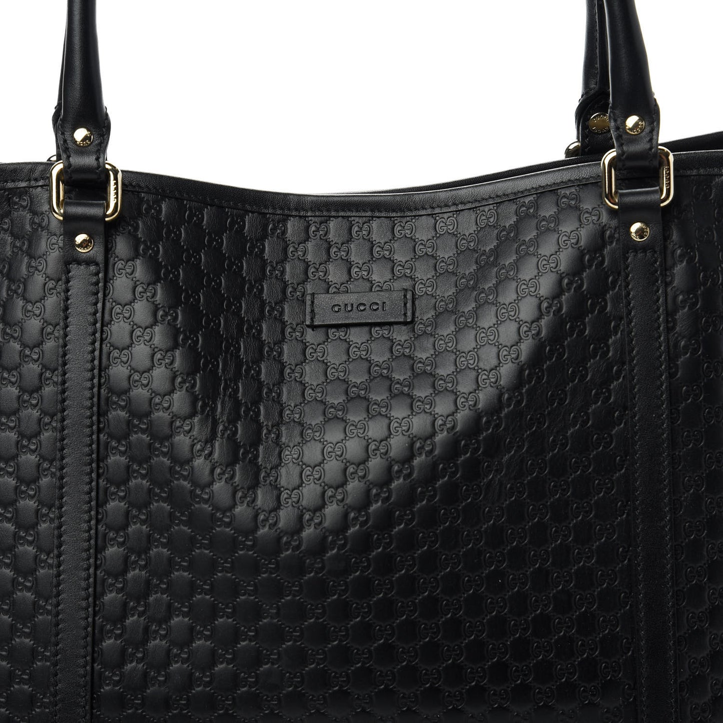 Microguccissima Medium Joy Tote Black