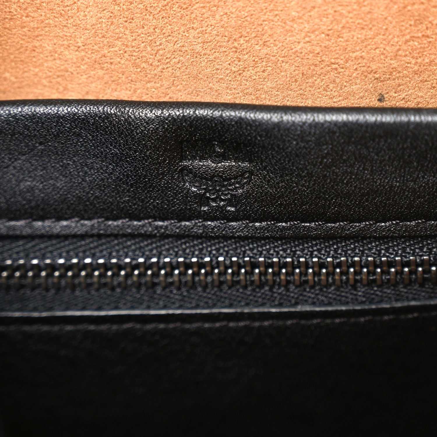 MCM Calfskin Ottomar Monogram Sarah Convertible Hobo Black 6 of 10