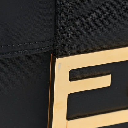 Fendi X PORTER Nylon XL Belt Baguette Bag Black 10 of 12