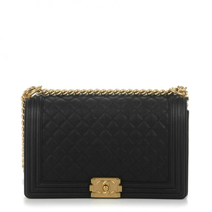 Chanel Caviar Quilted New Medium Boy Flap Black 1 of 7