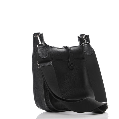 Hermes Taurillon Clemence Evelyne III PM Black 3 of 8