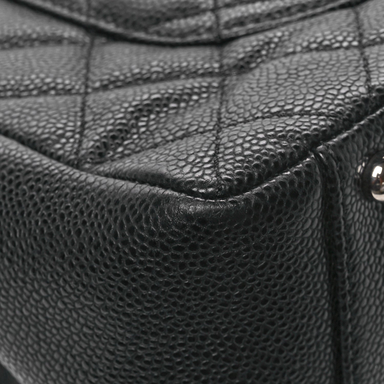 Chanel Caviar Quilted XL Grand Shopping Tote GST Black 11 of 12