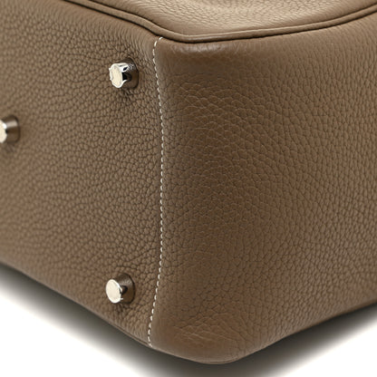 Hermes Taurillon Clemence Lindy 26 Etoupe 8 of 9