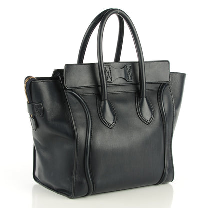 Celine Smooth Calfskin Mini Luggage Navy 3 of 8