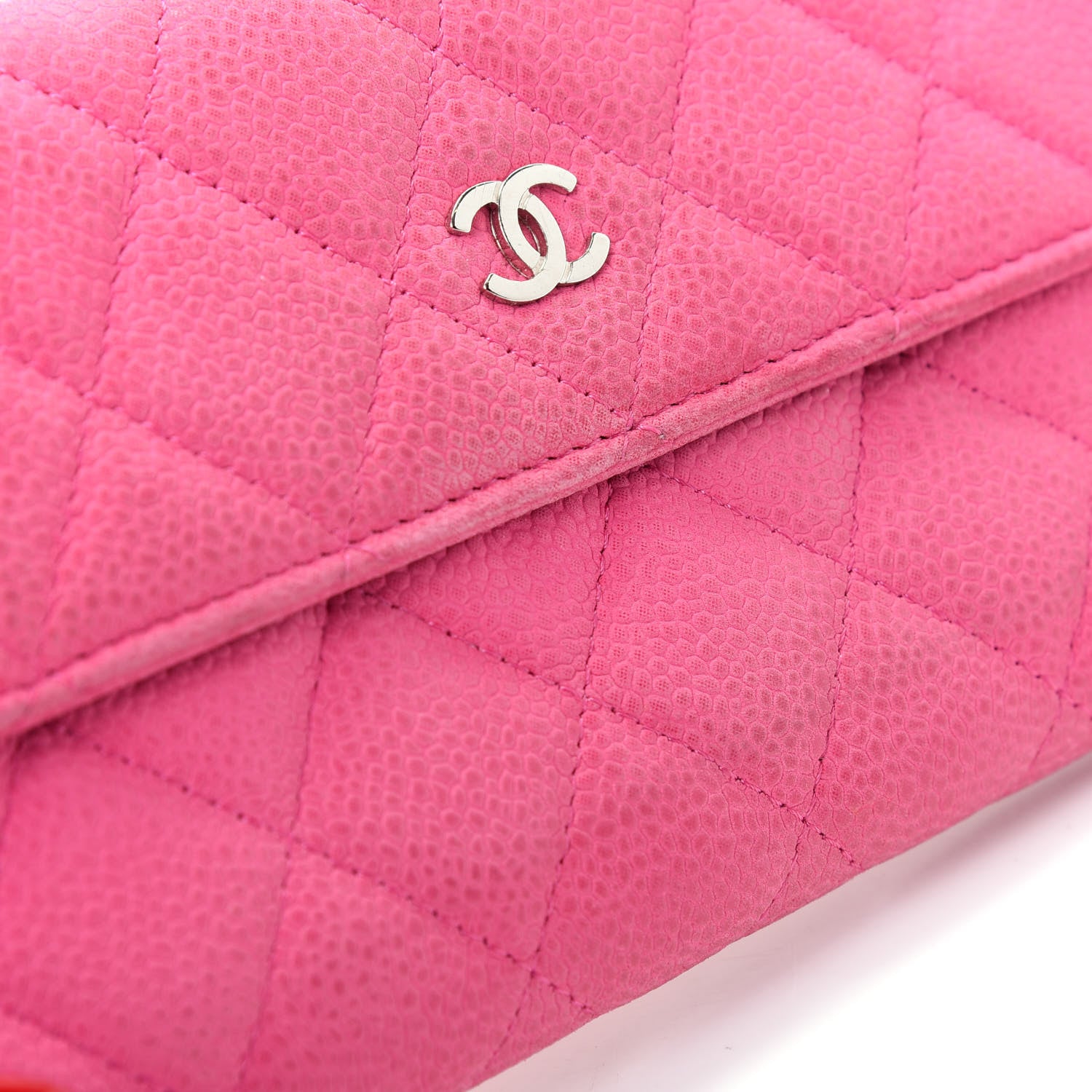 Chanel Iridescent Caviar Quilted Large Flap Wallet Pink 9 of 9