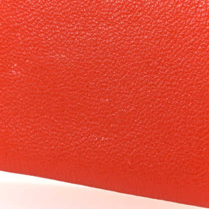 Hermes Chevre Mysore Calvi Card Case Capucine 9 of 10