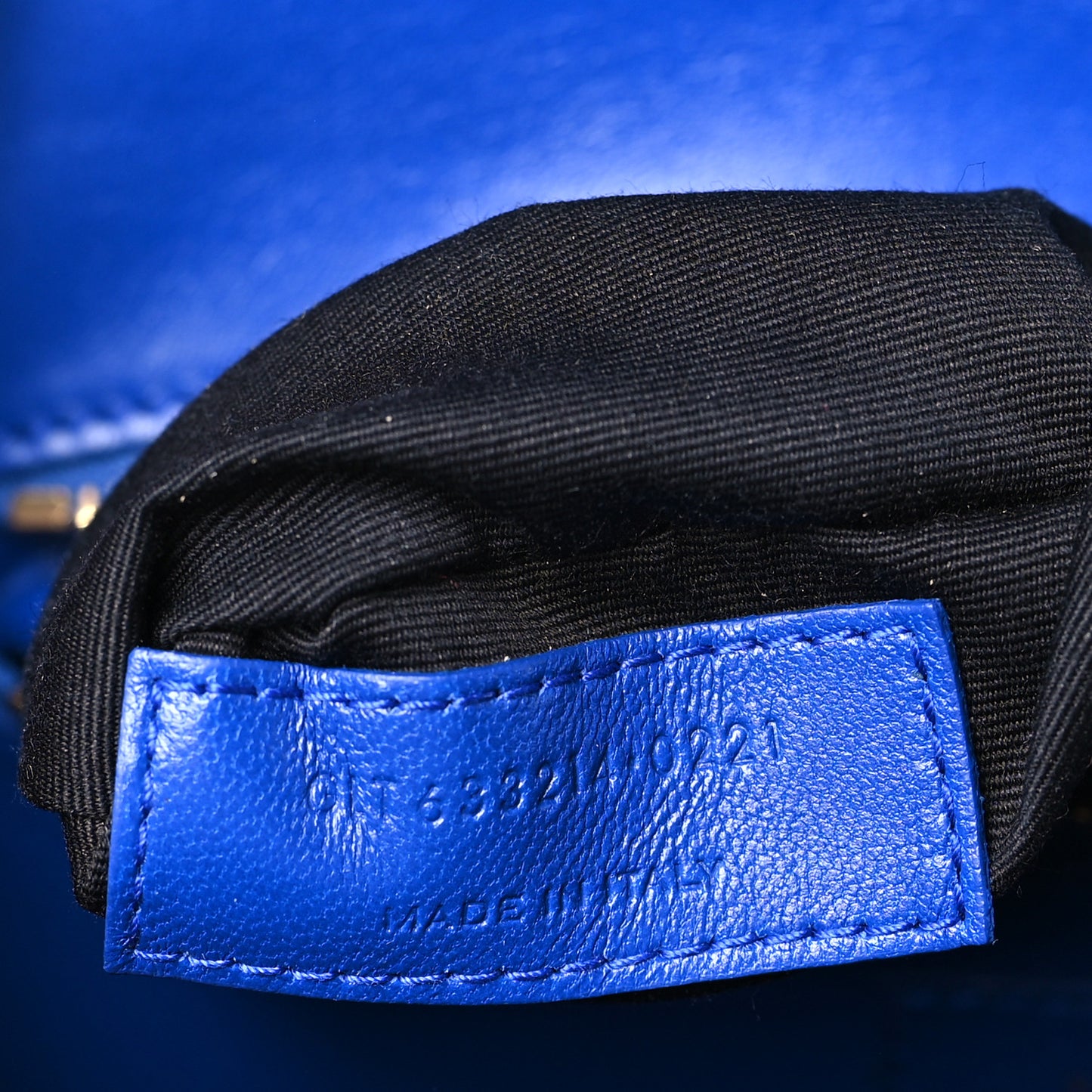 Smooth Calfskin Carre Satchel Royal Blue