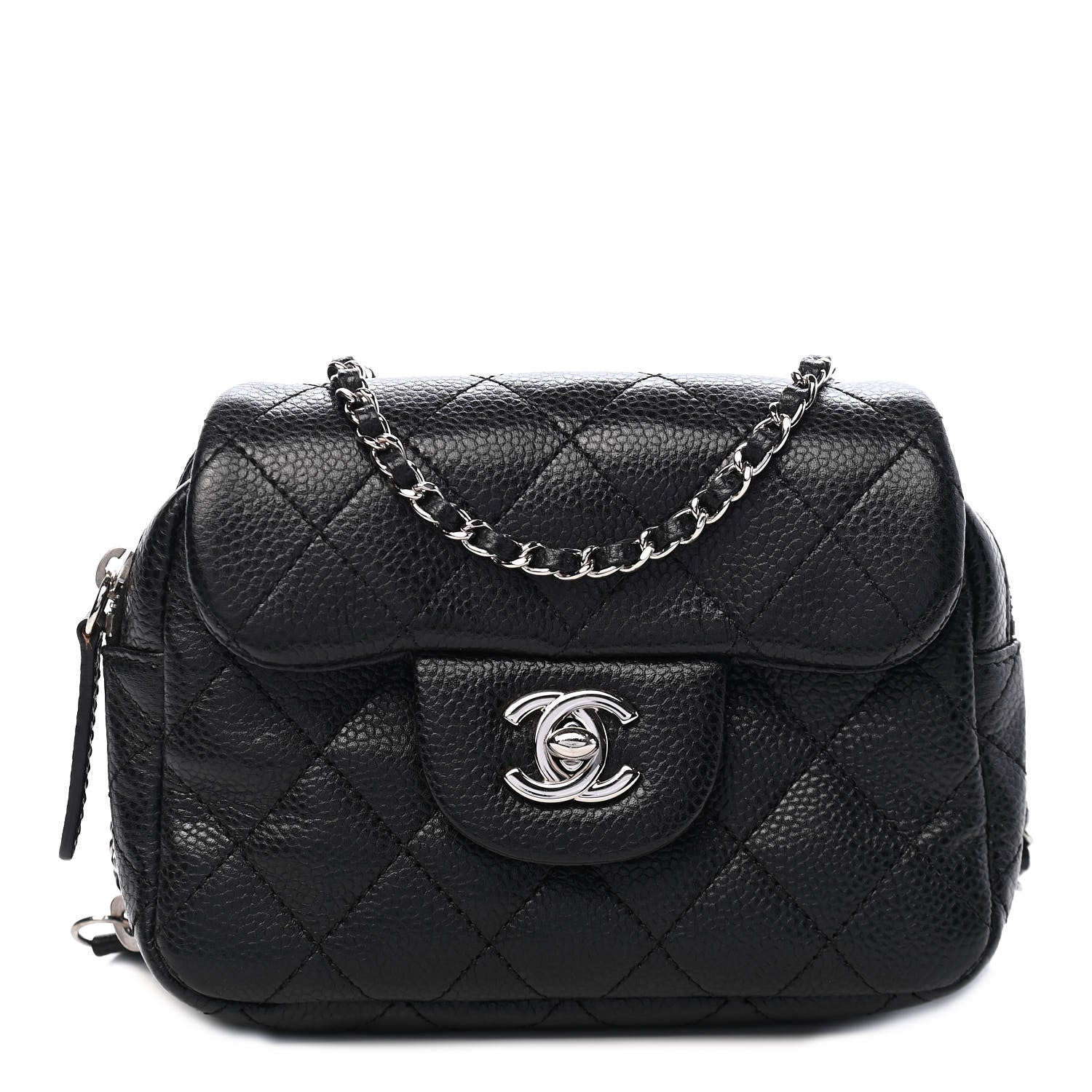 Chanel Caviar Quilted New Mini Flap Black 1 of 11