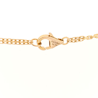 Cartier 18K Pink Gold 2 Diamond LOVE Necklace 5 of 5