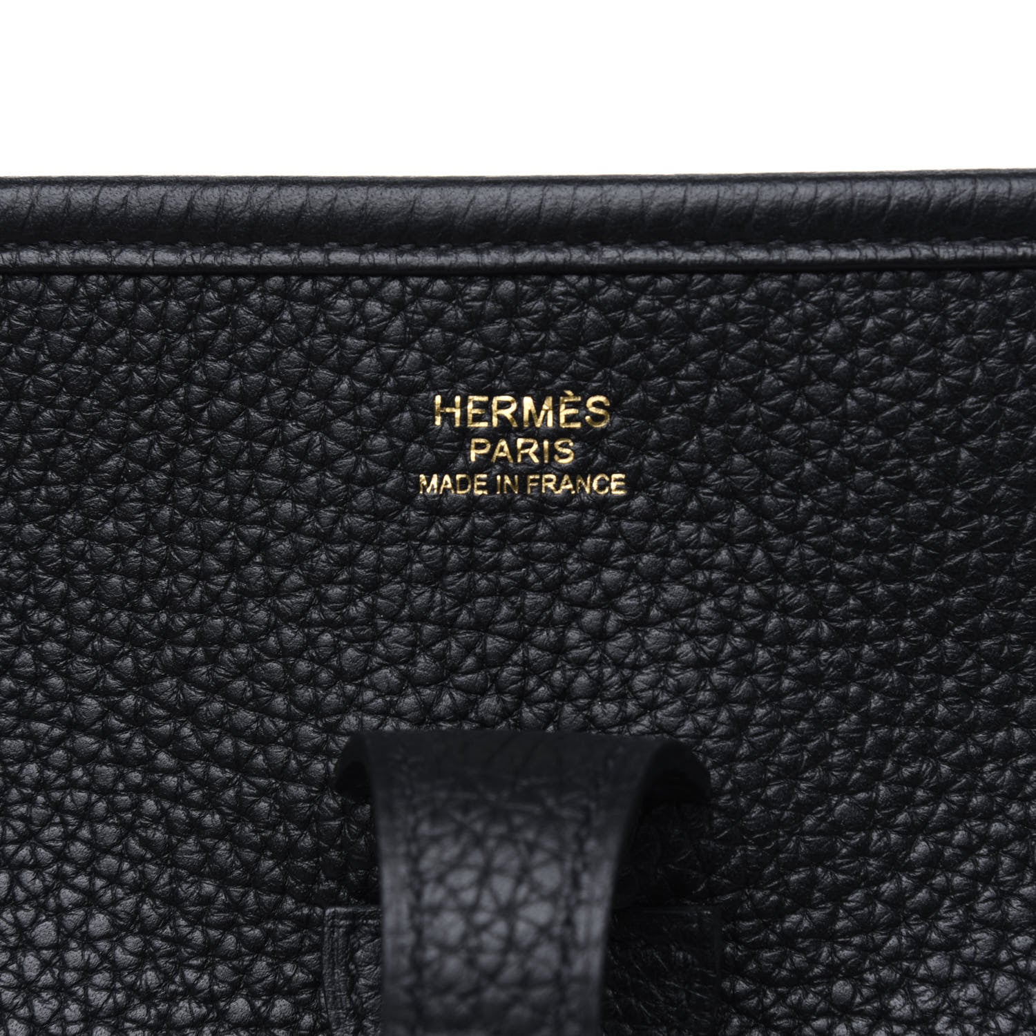 Hermes Taurillon Clemence Evelyne III PM Black 6 of 12