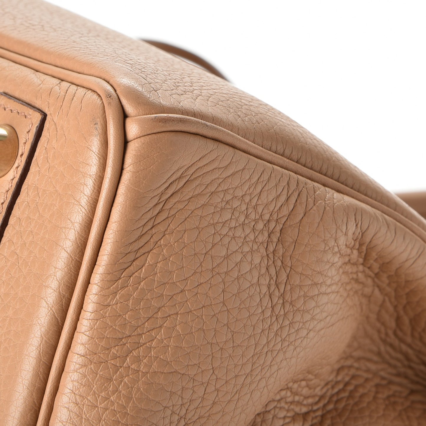 Taurillon Clemence Birkin 30 Camel Tabac