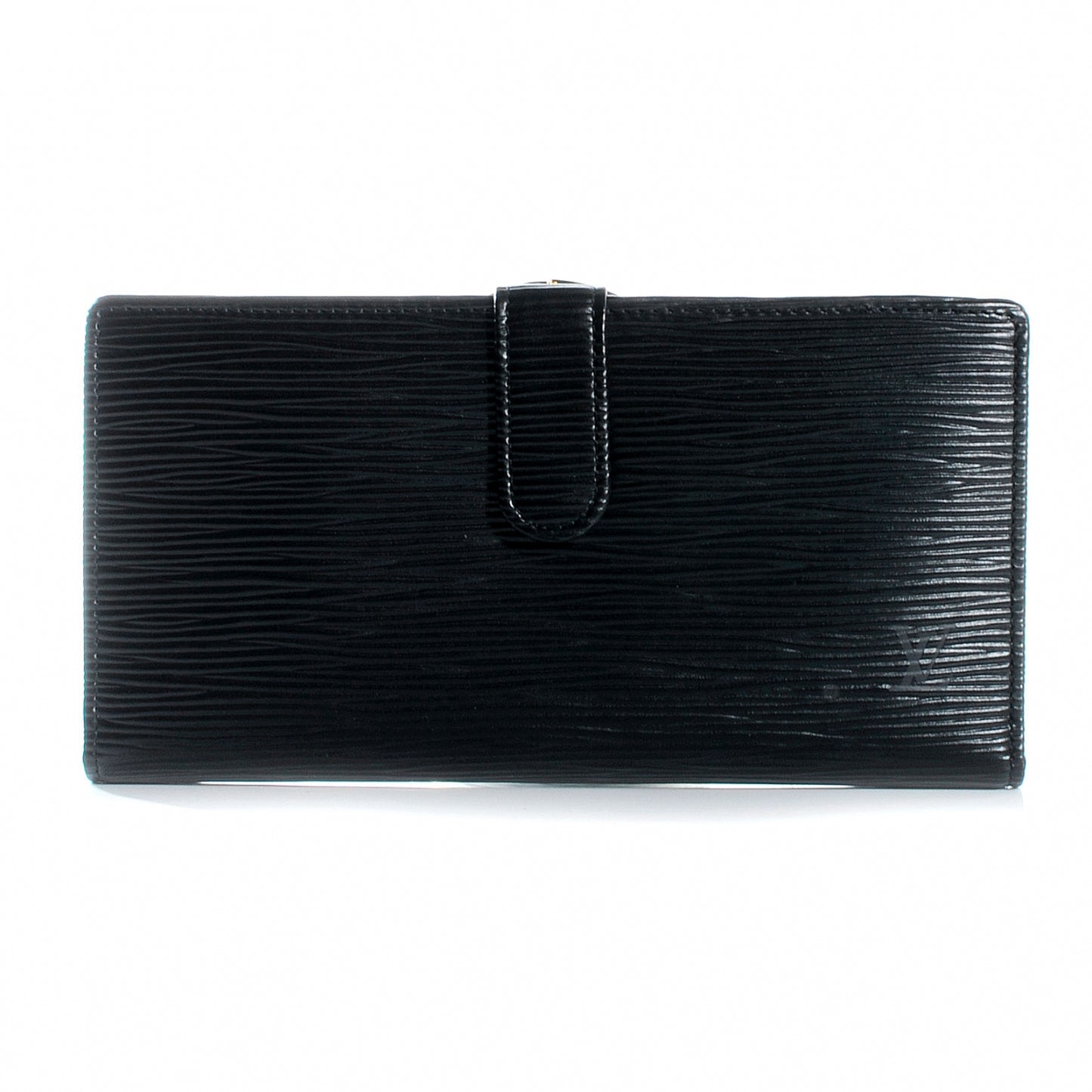 Epi Continental French Purse Wallet Black