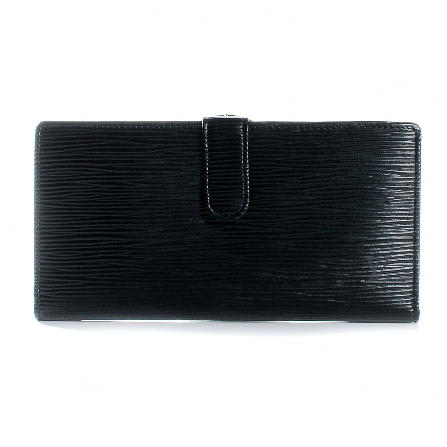 Louis Vuitton Epi Continental French Purse Wallet Black 1 of 9