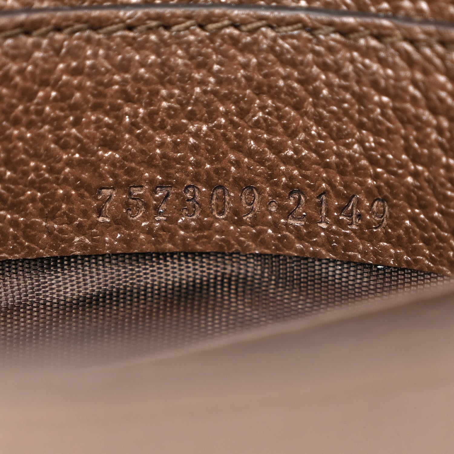 Gucci GG Supreme Monogram Textured Dollar Calfskin Web Mini Ophidia Flap Shoulder Bag Beige Ebony New Acero 7 of 11
