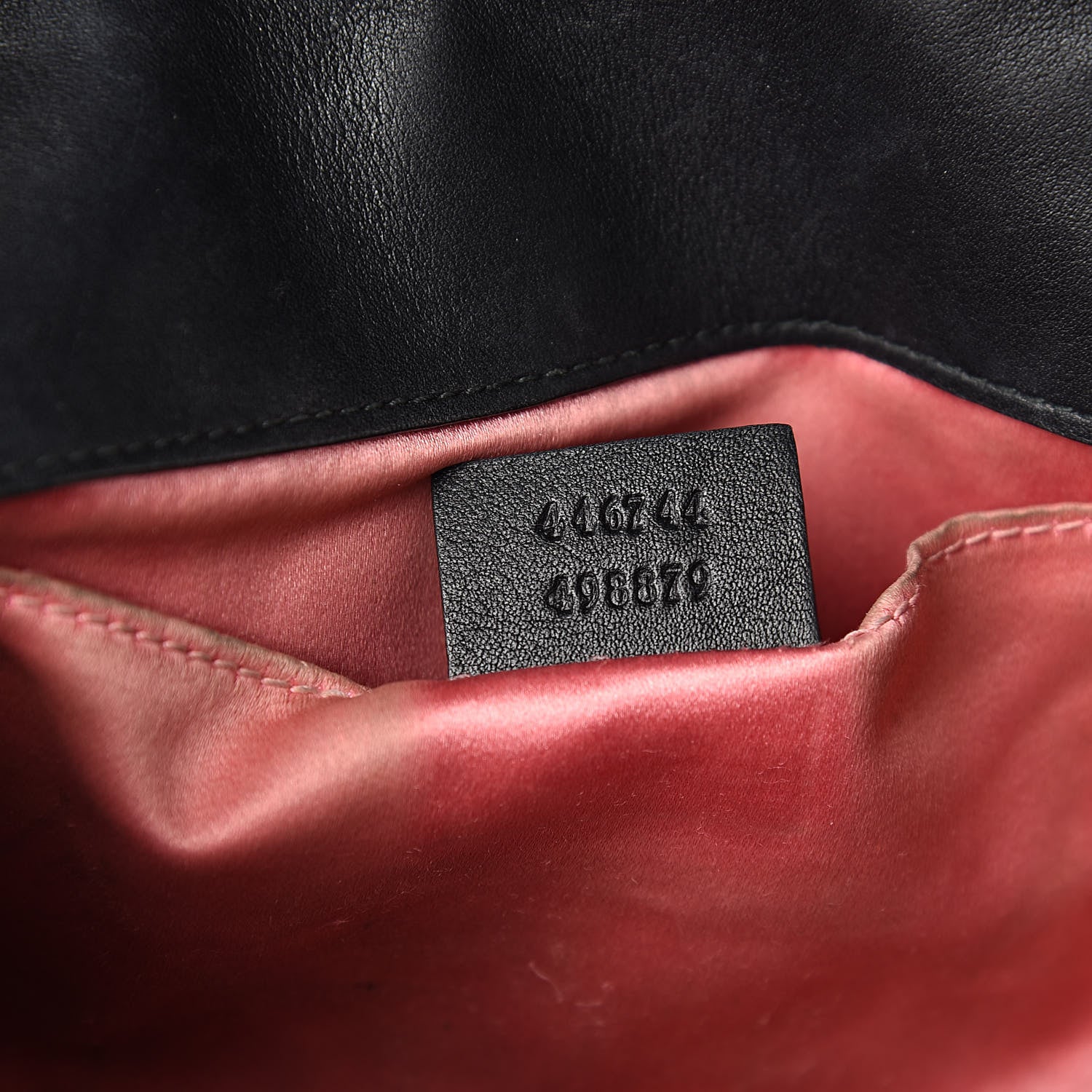 Gucci Velvet Matelasse Mini GG Marmont Shoulder Bag Black 7 of 16