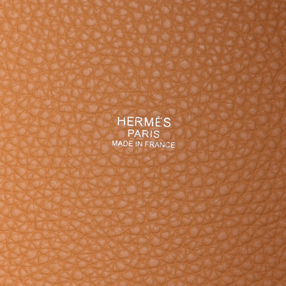 Hermes Taurillon Clemence Picotin Lock 22 MM Natural Sable 6 of 10